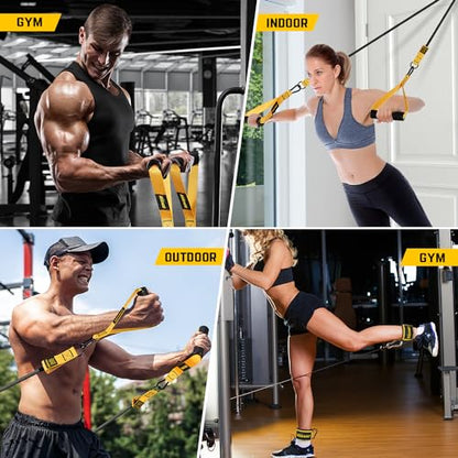 KUZARO Heavy Resistance Bands for Working Out, 300lbs/360lbs Heavy Exercise Bands with Handles, Resistance Bands for Men, Weight Bands Set for Muscle Training, Strength, Yoga, Home Workout Equipment - style: 300lbs