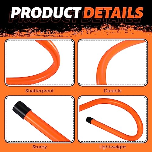 Wettarn 18 Pcs 6" Speed Training Hurdles Mini Agility Hurdles Bulk - color: Orange