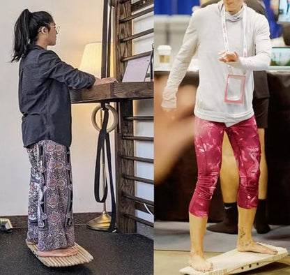Ergonomic Wobble Balance Board,Office Balance Beam – Dual-Use for Office & Fitness,Core Trainer for Surfing, Skiing, Skateboarding,Improves Balance & Strength,Anti-Fatigue for Standing Desks