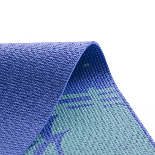 Myga Silk Print Kids Yoga Mat,Non-Slip Yoga Mat for Childrens Exercise, Fitness, Yoga and Mindfulness Lightweight, Easy Clean Play Mat for Girls and Boys