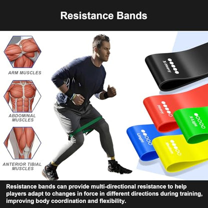 Hockey Training Equipment, Non-Slip Dribbling Training Mat, Indoor/Outdoor Field Trainer, Practice Aids to Improve Speed, Ball Control and Coordination, Includes Resistance Bands and Cones