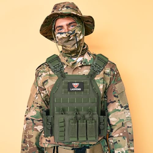 Quick Release Tactical Vest Lightweight Vests Adjustable Tactical Vest for Outdoor Training - color: Green