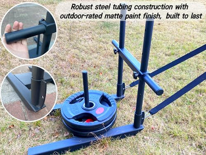 Weight Sled for Training Adjustable Handle Push-Pull Workout Sled Fitness Sled for Athletic Exercise, Speed Improvement and Strength Training
