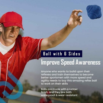 1pc Hexagonal Reaction Ball - Hexagonal Reaction Ball Agility Training Reaction Ball