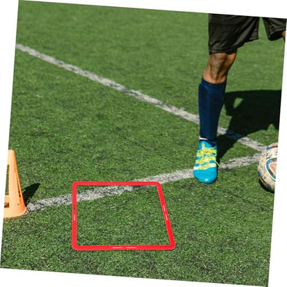 Multi-Function Agility Rings 6pcs Set Soccer Training Equipment Speed Agility Training Sports Supplies for Boys and Girls