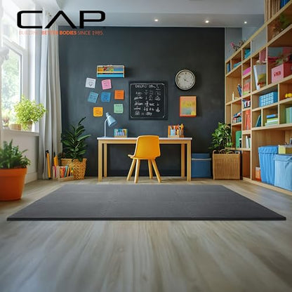 CAP Barbell Interlocking EVA Foam Carpet Puzzle Mat Floor Tiles - 24" x 24" x 1/2" | Multiple Color Options