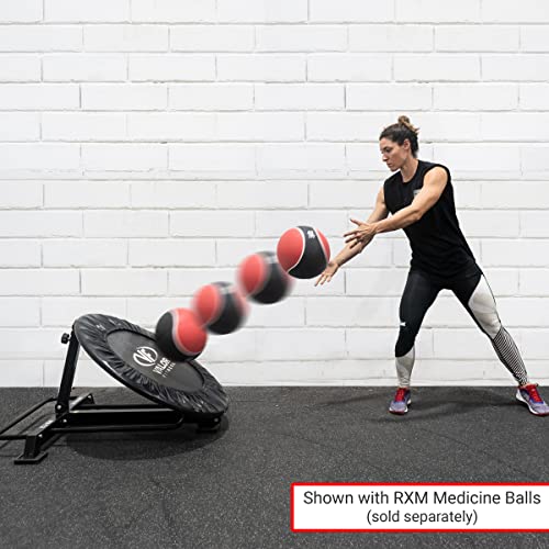 Valor Fitness Adjustable Medicine Ball Rebounder Trainer with Ball Storage, 8-Position Reaction Trainer for Sports Training, Physical Therapy, Reflex & Solo Workouts