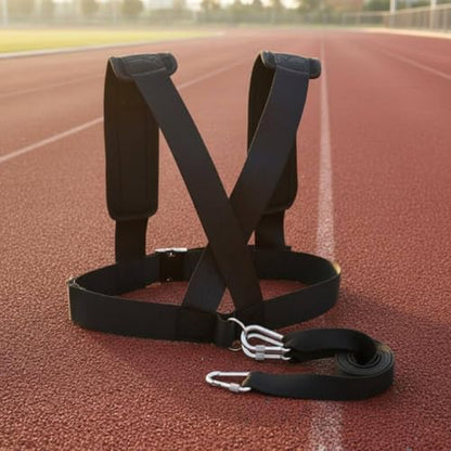 Speed Training Harness Adjustable Sled Harness Padded Shoulder Straps Workout Gear for Athletes