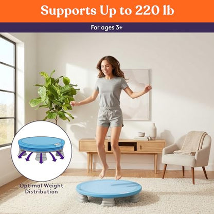 Special Supplies Kids Trampoline Rebounder Bouncing Board – Sensory Balance and Bounce Toy for Indoor and Outdoor Kids Toys - Outdoor Play Equipment