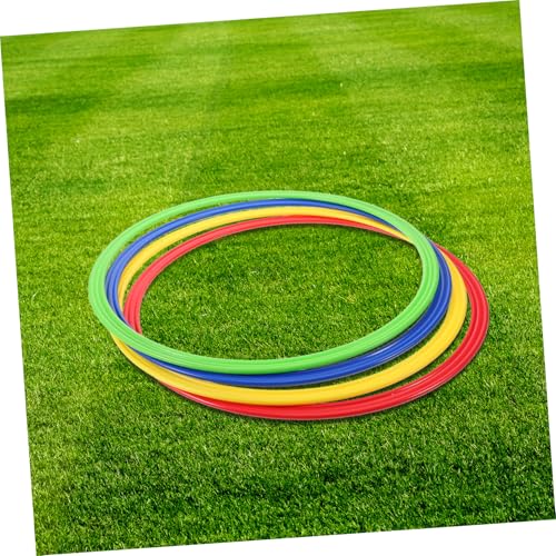 BESPORTBLE 4Pcs Soccer Agility Training Rings Portable Sensory Exercise Circles for Speed and Coordination Development Football Training