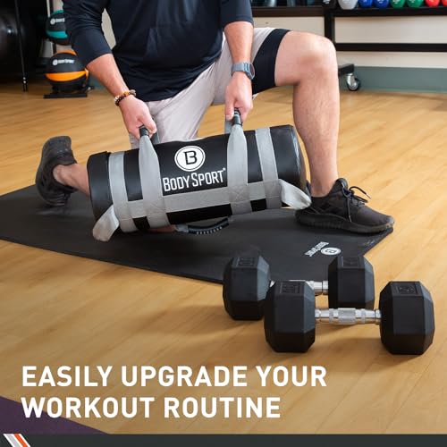 Body Sport Weight Weight Training Bags – Heavy Duty Weighted Bag for Fitness, Conditioning and Training
