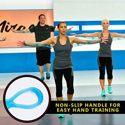 Workout Bands 7 Ring Adjustable Resistance Bands for Working Out Home Workout Walking Exercise Workout Bands Fitness Program Exercise Bands Stretch Bands for Recovery