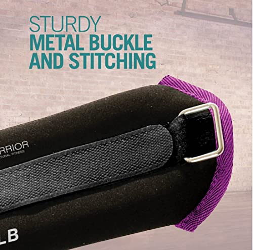Warrior Adjustable Length Ankle Wrist Weights Pair for Arm and Leg Exercise, Aerobics, Walking, Running, Physical Therapy and Fitness Cardio Strength Training