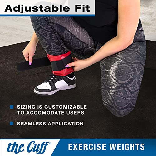 The Cuff Original Adjustable Ankle and Wrist Weight for Yoga, Dance, Running, Cardio, Aerobics, Toning, and Physical Therapy. - style: Single
