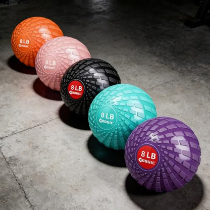 Slam Ball 8-10 lb Medicine Ball Weighted Balls for Exercise and Workout, Strength, Cardio, Cross-Training and Core Workouts