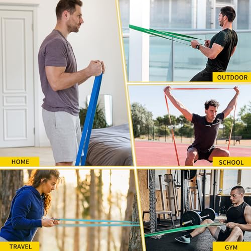 Pull Up Bands, Resistance Bands, Pull Up Assistance Band Exercise Bands for Men & Women Working Out, Body Stretching, Physical Therapy, Muscle Training - color: Dark Blue