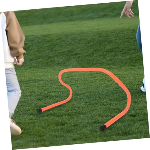Toyvian 4pcs Plastic Speed Training Hurdles 15cm Agility Sports Hurdles for Football Soccer Track Footwork Ladder Training Equipment for Youth Outdoor Practice