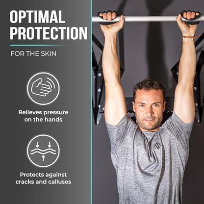 PULLUP & DIP Neoprene Grip Pads Lifting Grips, The Alternative to Gym Workout Gloves, Lifting Pads for Weightlifting, Calisthenics & Powerlifting, No More Sweaty Gym Gloves