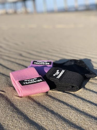 Thigh Resistance Bands Booty Butt Legs Set of Three Non Slip Fabric Women Men Unisex