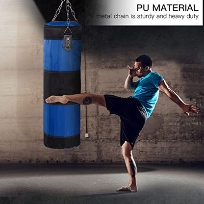 Power Bag, Heavy Oxford Cloth Sandbag, Fitness Equipment Hanging for Gym for Home(80cm Hollow Buy one get Two Free)