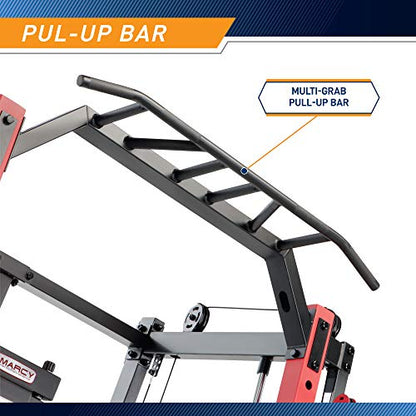 Marcy Smith Machine Cage System Home Gym Multifunction Rack, Customizable Training Station - style: Home Gym Cage Only SM-4033