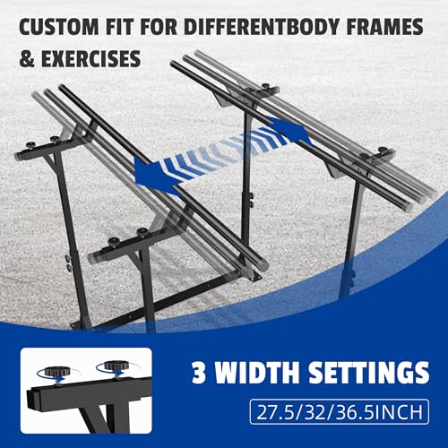MR Parallel Bars for Physical Therapy 6Ft, Adjustable Standing Assist Bar for Daily Mobility Support, Walking Assist bar with Non-Slip Base for Safe Rehabilitation & Walking Balance Improvement