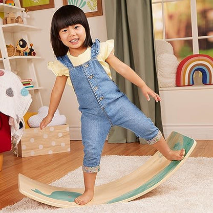 B. toys Teeter-Toddler Wooden Wobble Balance Board and Chair, Furniture