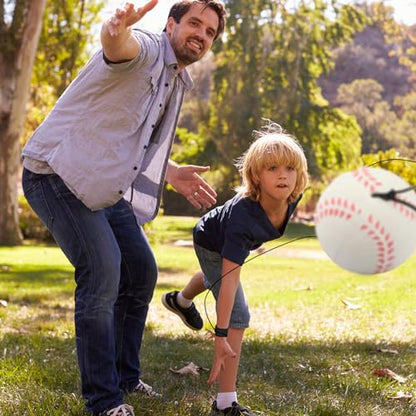 SAYAYA 6/12/24 PCS Wrist Return Ball on a String 2.36 Rebound Return Sport Balls with Elastic Strap Baseball Soccer Tennis Practice Party Favors, Wrist Exercise and Fun Play for Kids & Adults