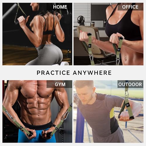 Covered Resistance Bands,Resistance Tubes with Heavy Duty Protective Sleeves,40lb to 80lb Stackable up to 300Lbs,Resistance Bands for Working Out with Handles. (YL-LLS-300LBS-Plus)