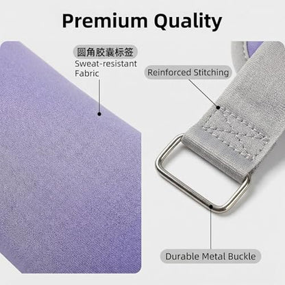 Ankle Weights Wrist Leg Arm Weights for Women Men with Adjustable Straps - color: Light Purple, size: 1LB x 2 （2LB Pair）