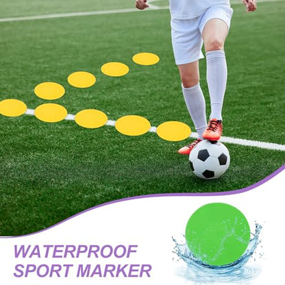 PATIKIL Spot Markers, Non-Slip Floor Agility Markers Flat - color: Green