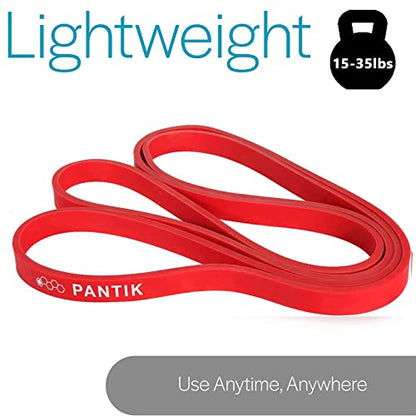 Resistance Bands for Women and Men Pull up Bands Exercise Loop Band for Body Stretching Powerlifting Yoga Pilates Resistance Training - color: red