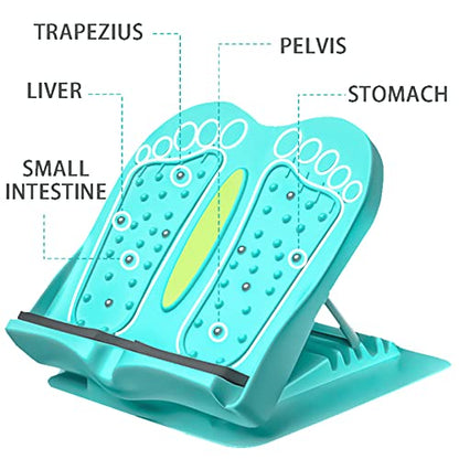 Yoga Massage Board Fitness Pedal Stretcher Folding Stretching Board Adjustable Foot Calf Stretcher Board Stretching Tool Board