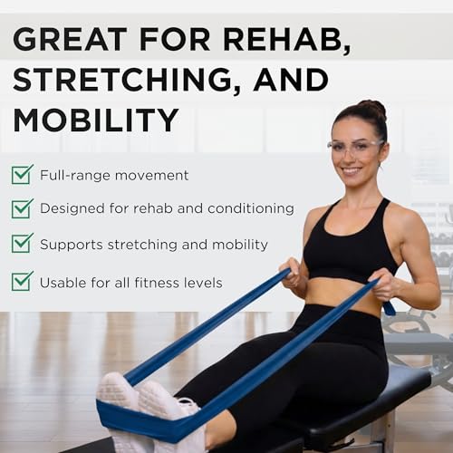 THERABAND Resistance Bands Set, Elastic Bands for Exercise & Physical Therapy, Strength Training for Upper & Lower Body Fitness - size: Advanced Set – 2 Pack, style: Latex
