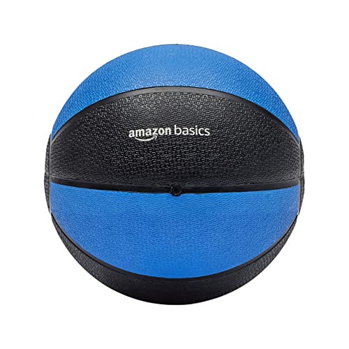 Amazon Basics Weighted Medicine Ball for Core Strength, Strength Training, Full-Body Workouts and Balance Exercises