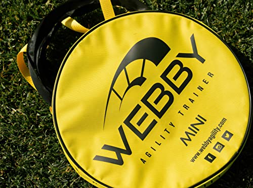 Webby Agility Trainer – Circle Speed and Agility Ladder for High Intensity Reactive Footwork Drills and Skills – A Circular Piece of Reaction Training Equipment That Changes The Way You Move - style: Mini