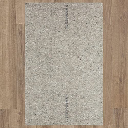 Mohawk Home Non Slip Rug Pad 8' x 10' - 1/4" Thick Felt + Latex Rubber Gripper - Dual Surface Cushion for Hardwood, Carpet, Tile Floors, Made in USA - size: 8' x 10' (Rectangular), style: 1/4 Inch Dual Surface Rug Pad