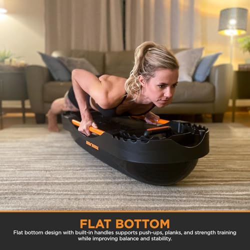 Terra Core Balance Trainer – Inflatable Home Gym Fitness Platform for Core, Strength, Balance, HIIT and Conditioning, Full Body Functional Training Tool for Stability and Cardio Workouts at Home