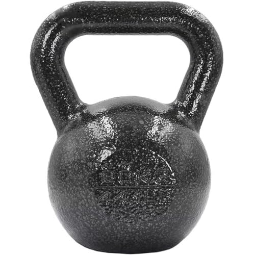 Kettlebell Weights Gym Solid Cast Iron Kettle Bells, Men's Strength Training Dumbbell, Push-ups/Swings/Rowing, Weight Loss Equipment(20kg)