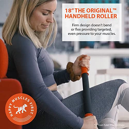 Tiger Tail Bundle: 18in Portable Massage Stick Portable Roller + Tiger Ball 5.0 Foam Roller Ball + The Big One Foam Roller