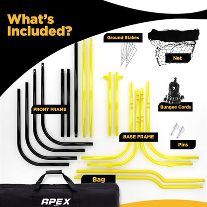 4x4.5 Ft Baseball Rebounder, Multi-Sport Trainer for Soccer and Volleyball, Adjustable Angles, Easy Storage, Durable Construction, Enhances Agility, Precision, Reflexes, Solo Practice