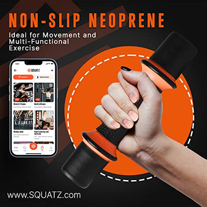 Squatz Adjustable Dumbbell Set 70-140LB Adjustable Dumbbells For Home Gym, Anti-Slip Handle With Heavy‑Duty Plates, Exercise Fitness Dumbbells For Home Gym Strength & Weight Training - size: 7 lbs Adjustable