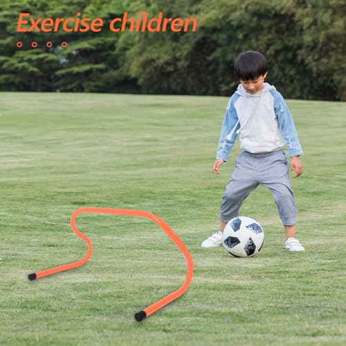 Hemoton 2pcs Plastic Agility Speed Hurdles 23cm for Football Basketball Training, Professional Running Accessory for Youth Adult Speed Agility Drills
