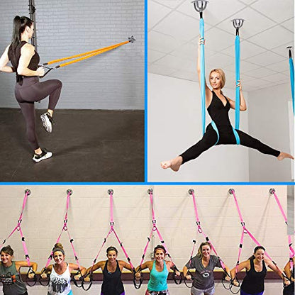 Training Anchor Mount Hook for Suspention-Trainer Straps, Ceiling Mount Bracket for Yoga Swing Trapeze Hammock, TRX Suspension Straps, Boxing Punching Bags & Battle Ropes