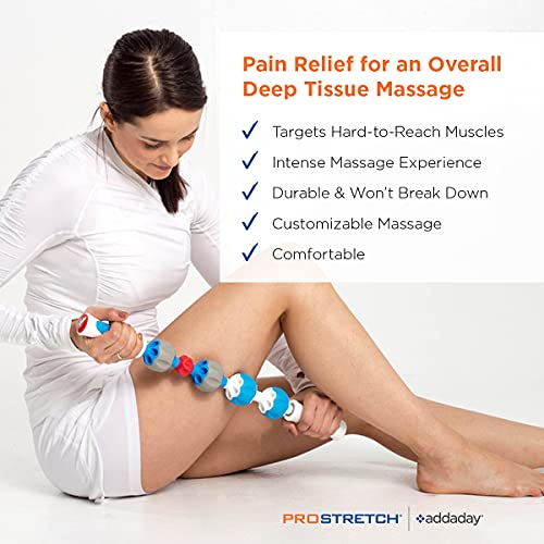 ProStretch Pro Roller Massage Stick, Deep Tissue Recovery for Muscle Soreness, Physical Therapy, and Myofascial Release