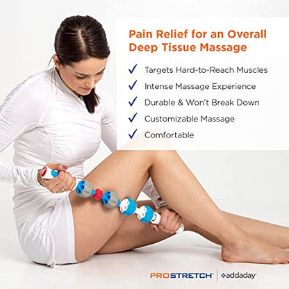 ProStretch Pro Roller Massage Stick, Deep Tissue Recovery for Muscle Soreness, Physical Therapy, and Myofascial Release