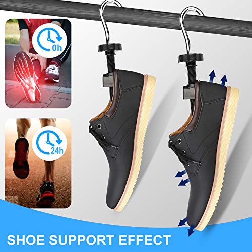 eachway Shoe Stretcher Shoe Trees,Adjustable Length & Width for Men and Women (M(for M's Us6.5-10; Wm's Us10-13.5) Blue) - color: M(for M's Us6.5-10; Wm's Us10-13.5 ) Blue
