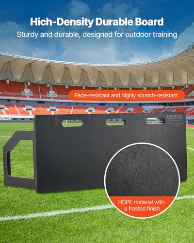 VEVOR Upgrade Soccer Rebounder Board, Mult-Adjustable Angles Portable Soccer Rebound Wall, Foldable Kickback Board, Soccer Practice Equipment, Ideal for Kids & Adults Passing & Shooting Drills - size: 40"X16"