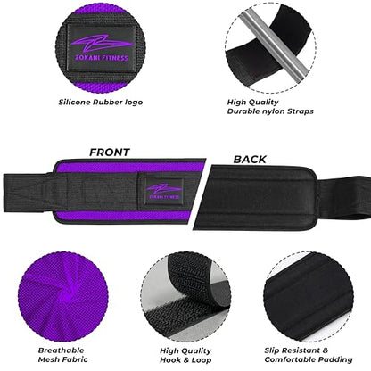 Hip Thrust Belt - Heavy duty, Comfortable, Adjustable Glute Trainer with Anti-Slip Pads. Ideal for Home Workouts with Dumbbells, Kettlebells, Plates. Extra Padding for Gym and Home Fitness hold up to 600 lbs - Purple