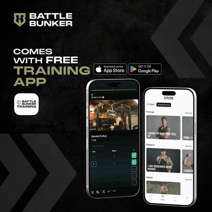 Battle Bunker Resistance Bands for Working Out - Heavy Duty Pull-Up Assist